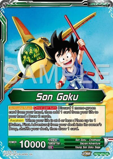 Son Goku // Son Goku & Bulma, First Encounter (SLR) (BT27-044) [History of Z] (ONLINE ORDER ONLY)