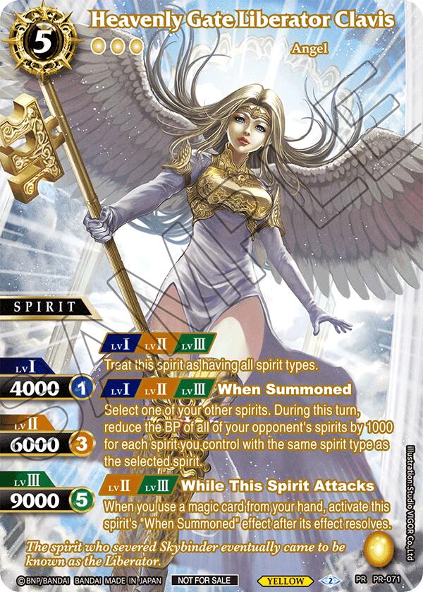 Heavenly Gate Liberator Clavis (Textured) (PR-071) [Battle Spirits Saga Promo Cards]