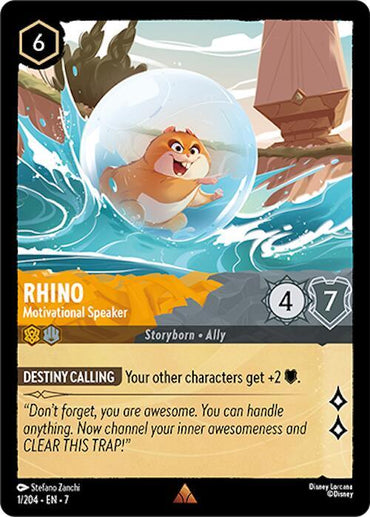 Rhino - Motivational Speaker (1/204) [Archazia's Island] (ONLINE ORDER ONLY)