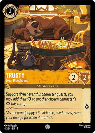 Trusty - Loyal Bloodhound (6/204) [Archazia's Island] (ONLINE ORDER ONLY)