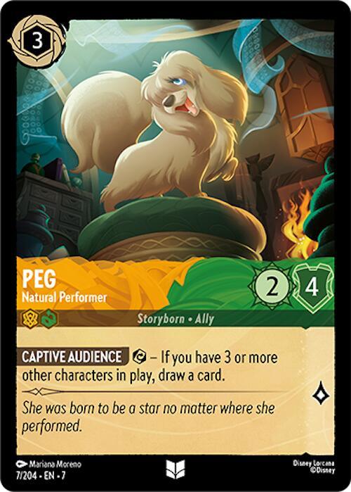 Peg - Natural Performer (7/204) [Archazia's Island] (ONLINE ORDER ONLY)