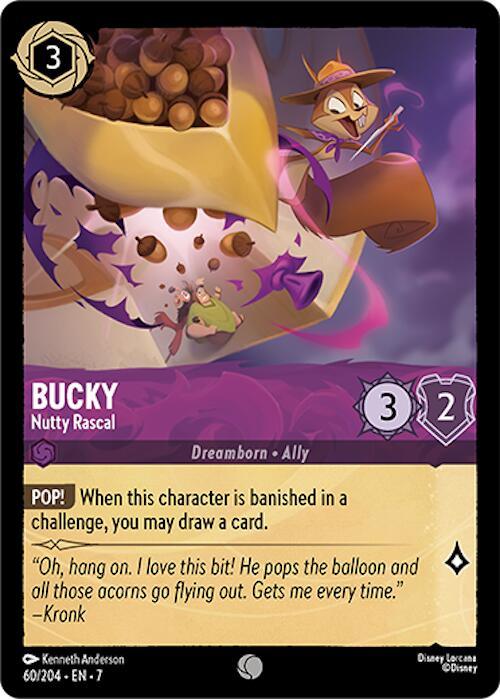 Bucky - Nutty Rascal (60/204) [Archazia's Island] (ONLINE ORDER ONLY)