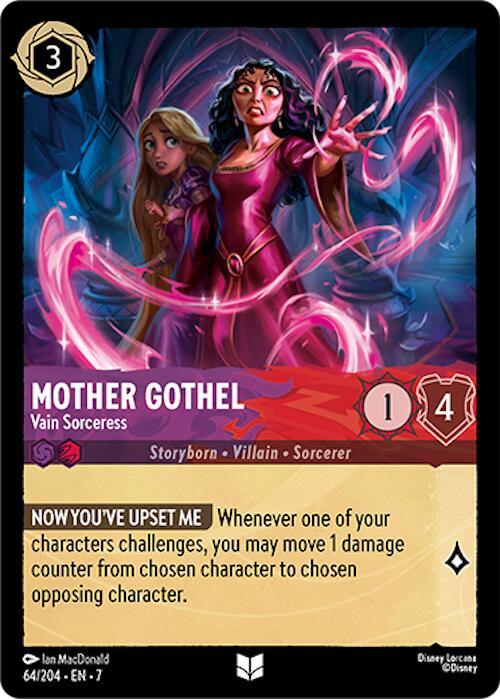 Mother Gothel - Vain Sorceress (64/204) [Archazia's Island] (ONLINE ORDER ONLY)