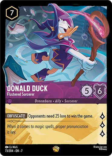 Donald Duck - Flustered Sorcerer (73/204) [Archazia's Island] (ONLINE ORDER ONLY)