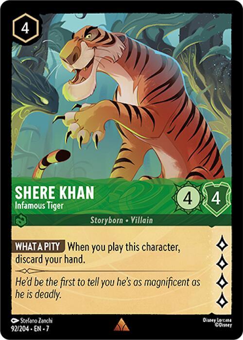 Shere Khan - Infamous Tiger (92/204) [Archazia's Island] (ONLINE ORDER ONLY)