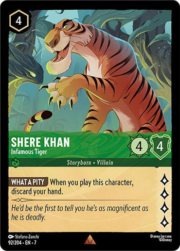 Shere Khan - Infamous Tiger (92/204) [Archazia's Island] (ONLINE ORDER ONLY)