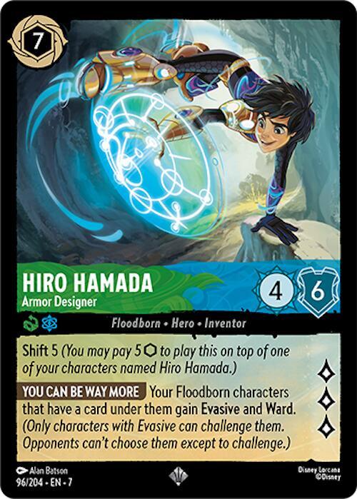 Hiro Hamada - Armor Designer (96/204) [Archazia's Island] (ONLINE ORDER ONLY)