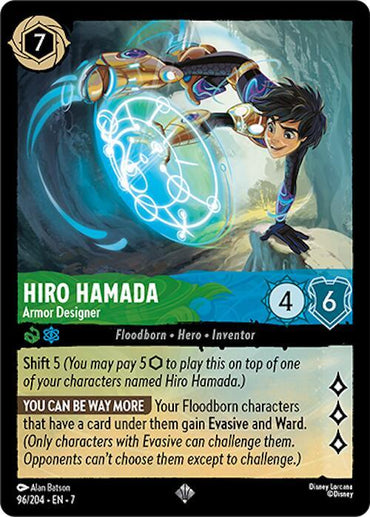Hiro Hamada - Armor Designer (96/204) [Archazia's Island] (ONLINE ORDER ONLY)