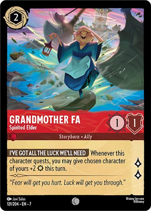 Grandmother Fa - Spirited Elder (121/204) [Archazia's Island] (ONLINE ORDER ONLY)