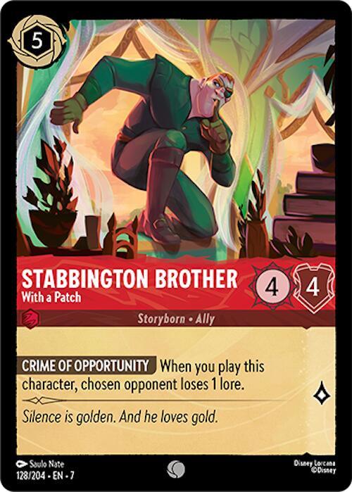 Stabbington Brother - With a Patch (128/204) [Archazia's Island] (ONLINE ORDER ONLY)