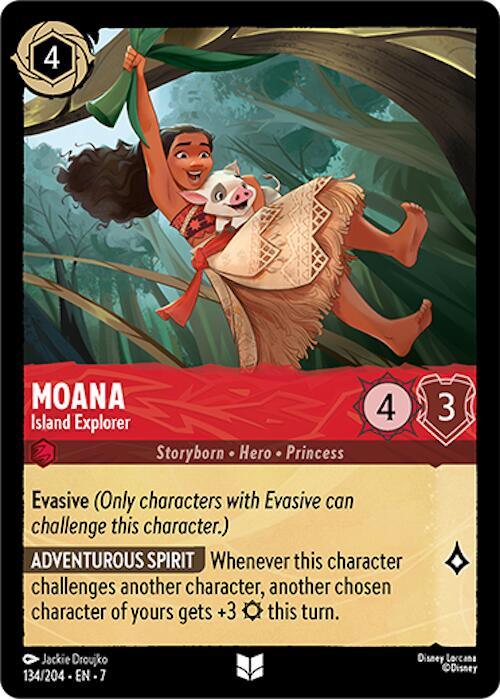 Moana - Island Explorer (134/204) [Archazia's Island] (ONLINE ORDER ONLY)