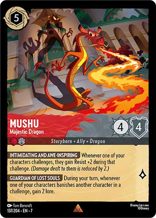 Mushu - Majestic Dragon (137/204) [Archazia's Island] (ONLINE ORDER ONLY)