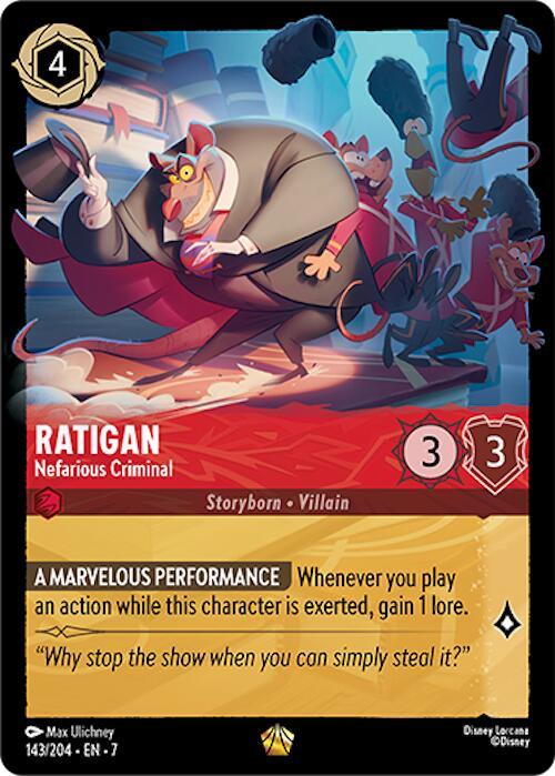 Ratigan - Nefarious Criminal (143/204) [Archazia's Island] (ONLINE ORDER ONLY)
