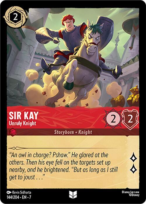 Sir Kay - Unruly Knight (144/204) [Archazia's Island] (ONLINE ORDER ONLY)
