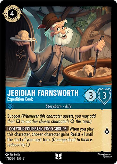 Jebidiah Farnsworth - Expedition Cook (174/204) [Archazia's Island] (ONLINE ORDER ONLY)