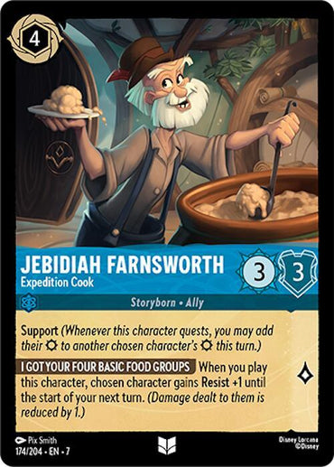 Jebidiah Farnsworth - Expedition Cook (174/204) [Archazia's Island] (ONLINE ORDER ONLY)