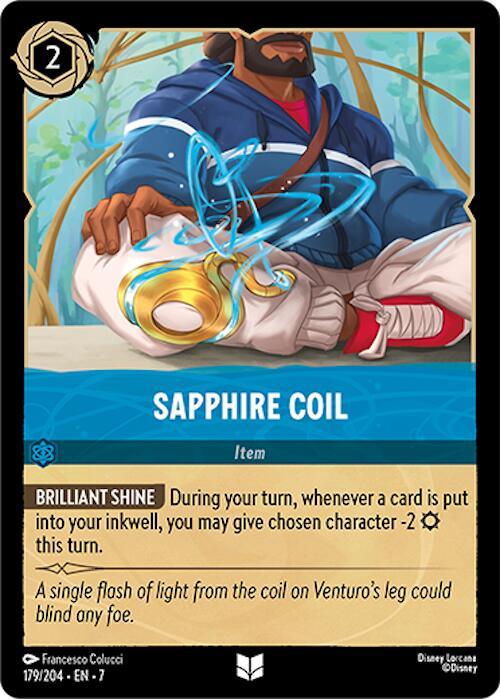 Sapphire Coil (179/204) [Archazia's Island] (ONLINE ORDER ONLY)