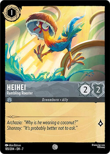 Heihei - Rambling Rooster (185/204) [Archazia's Island] (ONLINE ORDER ONLY)