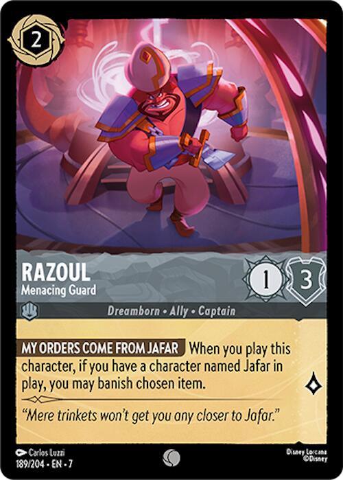 Razoul - Menacing Guard (189/204) [Archazia's Island] (ONLINE ORDER ONLY)