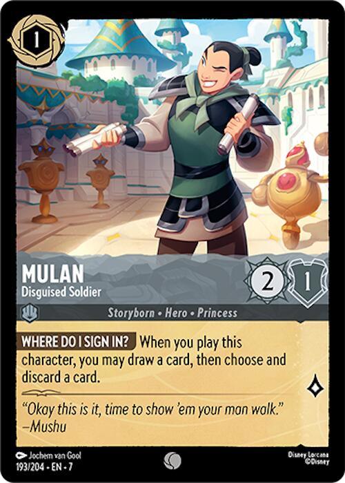 Mulan - Disguised Soldier (193/204) [Archazia's Island] (ONLINE ORDER ONLY)