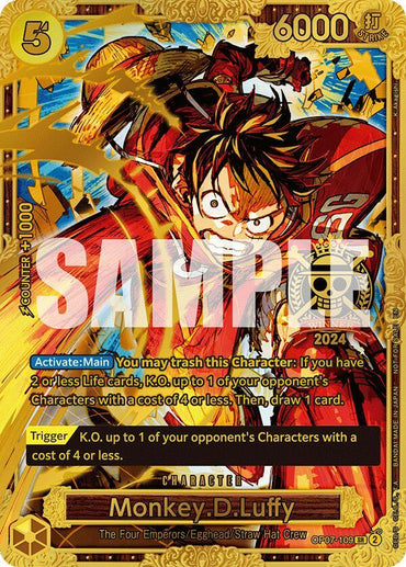 Monkey.D.Luffy (Championship 2024 World Final 1st Place) [One Piece Promotion Cards] (ONLINE ORDER ONLY)
