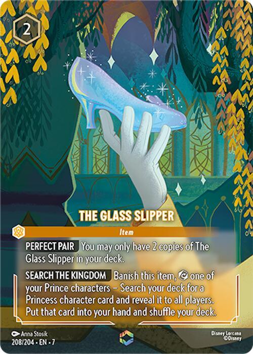The Glass Slipper (Enchanted) (208/204) [Archazia's Island] (ONLINE ORDER ONLY)
