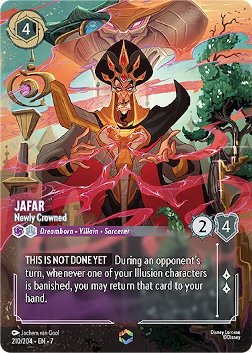 Jafar - Newly Crowned (Enchanted) (210/204) [Archazia's Island] (ONLINE ORDER ONLY)