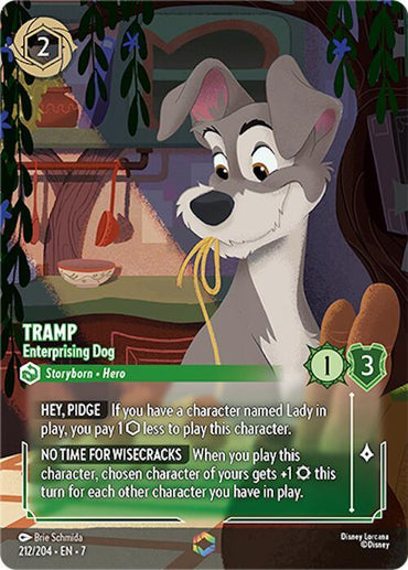 Tramp - Enterprising Dog (Enchanted) (212/204) [Archazia's Island] (ONLINE ORDER ONLY)