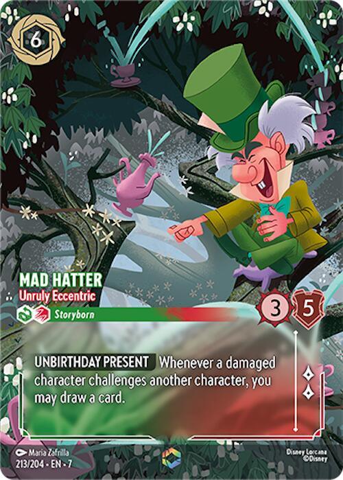 Mad Hatter - Unruly Eccentric (Enchanted) (213/204) [Archazia's Island] (ONLINE ORDER ONLY)