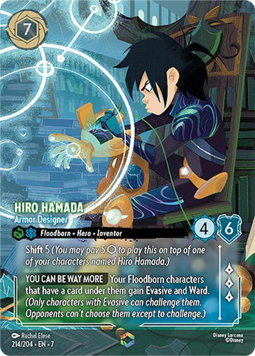 Hiro Hamada - Armor Designer (Enchanted) (214/204) [Archazia's Island] (ONLINE ORDER ONLY)
