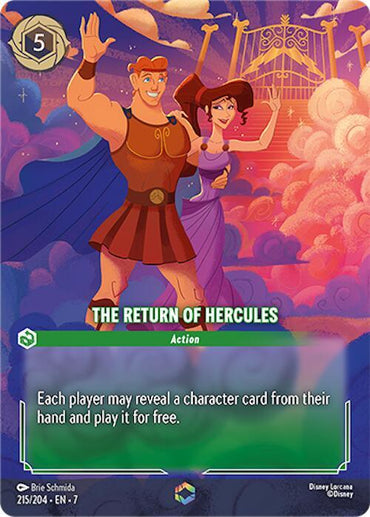 The Return of Hercules (Enchanted) (215/204) [Archazia's Island] (ONLINE ORDER ONLY)