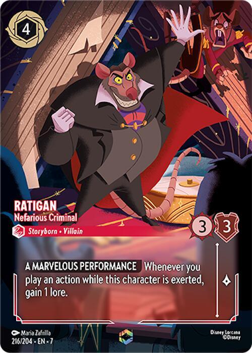 Ratigan - Nefarious Criminal (Enchanted) (216/204) [Archazia's Island] (ONLINE ORDER ONLY)