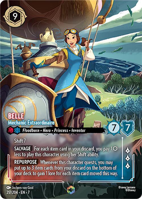 Belle - Mechanic Extraordinaire (Enchanted) (217/204) [Archazia's Island] (ONLINE ORDER ONLY)