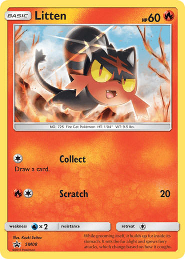 Litten (SM08) [Sun & Moon: Black Star Promos] (Online Only)