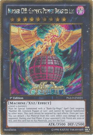 Number C88: Gimmick Puppet Disaster Leo [PGLD-EN021] Gold Secret Rare (ONLINE ORDER ONLY)