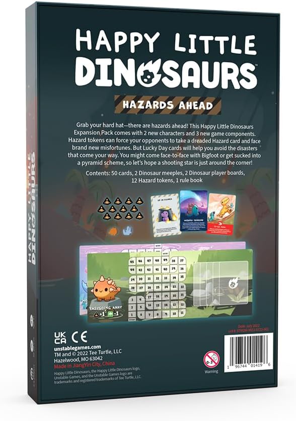 Happy Little Dinosaurs: Hazards Ahead Expansion (ONLINE ORDER ONLY)