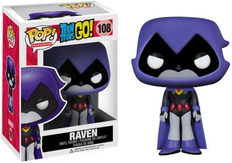 Funko POP TV: Teen Titans Go! - Raven #108 (ONLINE ORDER ONLY)