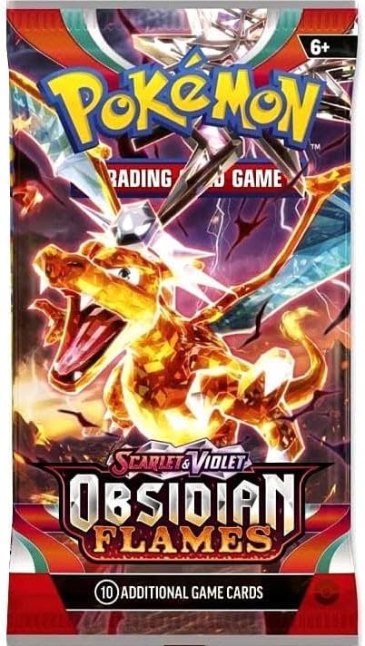 Pokemon Trading Card Game: Scarlet & Violet - Obsidian Flames Booster Pack (10 Cards) (ONLINE ORDER ONLY)