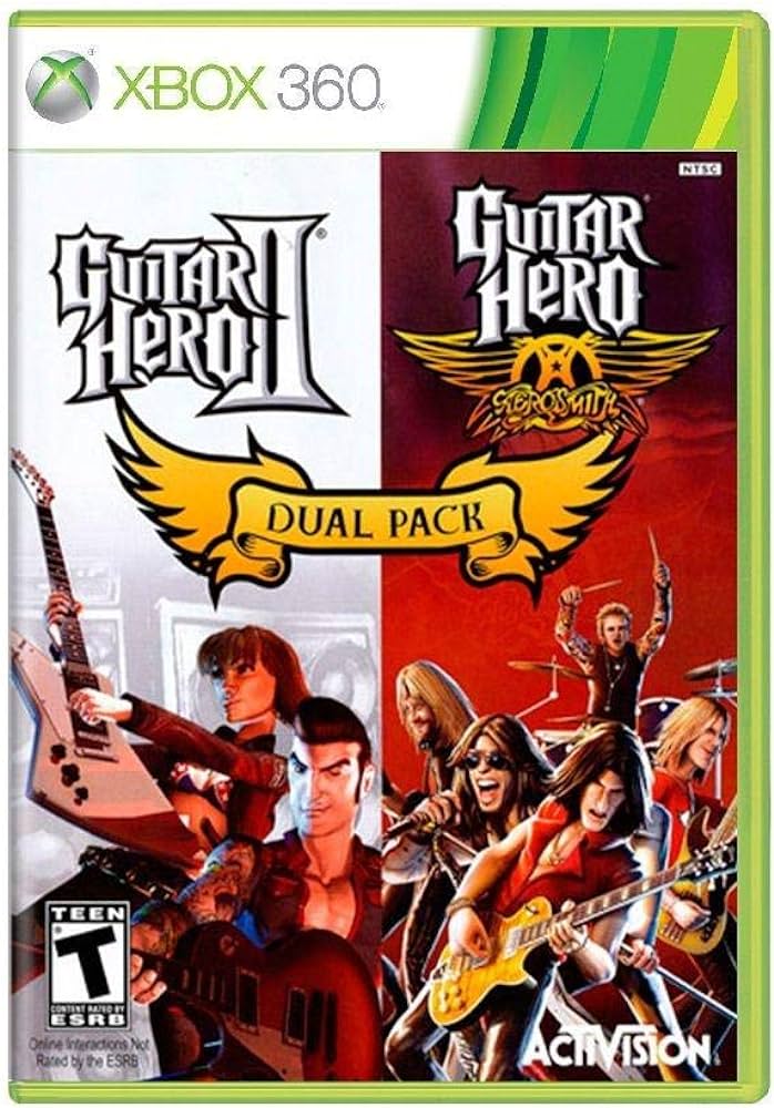 Guitar Hero II & Guitar Hero Aerosmith Dual Pack (Xbox 360) (ONLINE ORDER ONLY)