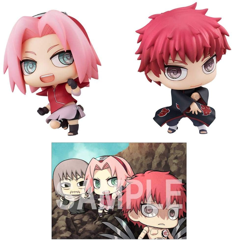 Megahouse Chimimega Buddy Series Naruto Shippuden Haruno Sakura & Sasori Set Figure (ONLINE ORDER ONLY)