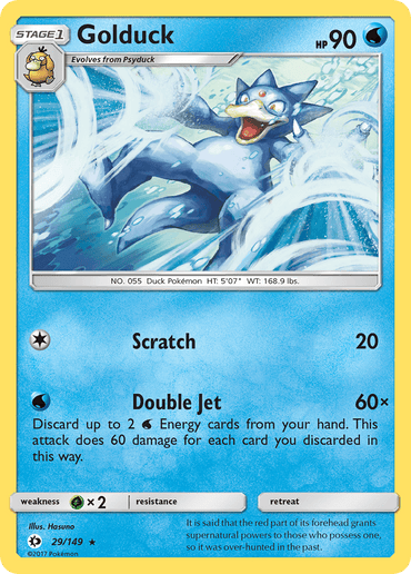 Golduck (29/149) [Sun & Moon: Base Set] (Online Only)