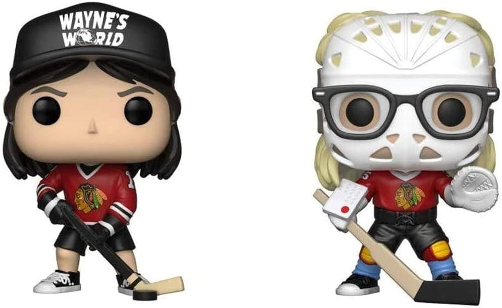 Funko POP! Movies: Wayne’s World - Wayne & Garth Hockey 2-Pack FanEXPO Exclusive (ONLINE ORDER ONLY)