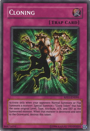 Cloning [RP01-EN094] Secret Rare (ONLINE ORDER ONLY)