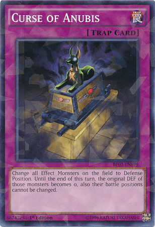 Curse of Anubis [BP03-EN199] Shatterfoil Rare (ONLINE ORDER ONLY)