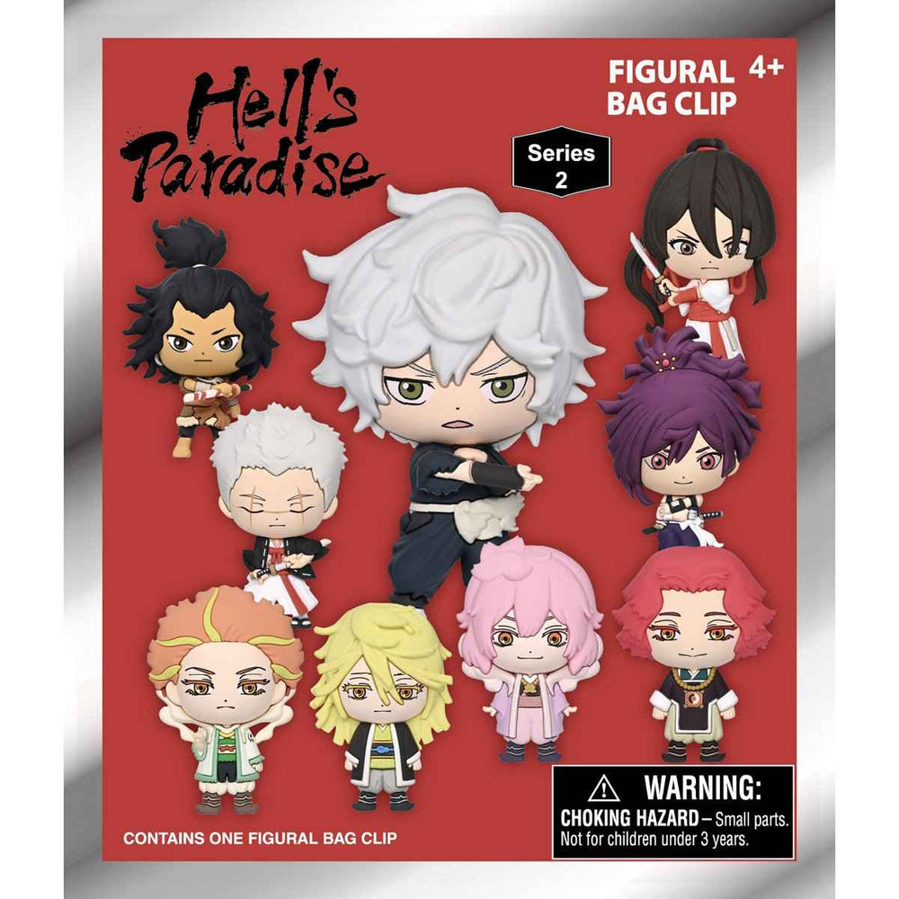 Hell's Paradise Series 2 3D Foam Bag Clip Blind Bag