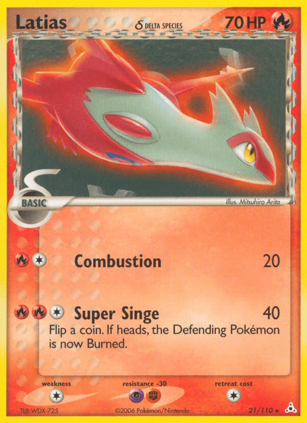 Latias (21/110) (Delta Species) [EX: Holon Phantoms] (Online Only)