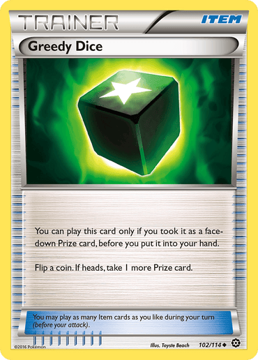 Greedy Dice (102/114) [XY: Steam Siege] (Online Only)