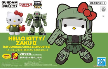 Bandai Hobby: Hello Kitty X SD Gundam Cross Silhouette - Hello Kitty Zaku II Model Kit (ONLINE ORDER ONLY)