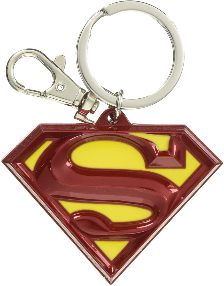 Superman Logo DC Comics Colored Pewter Keychain (Online Order Only)