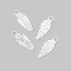 61x7mm Scroll Point Pendant Charm Set of 4 pieces (ONLINE ORDER ONLY)